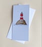Embroidered Lighthouse Greeting Card - Image 2