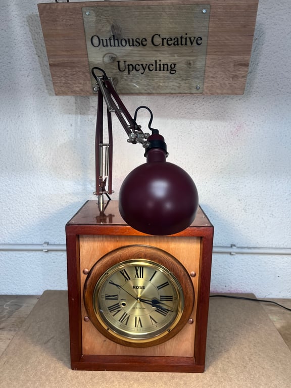 Unique unusual Desk clock and light