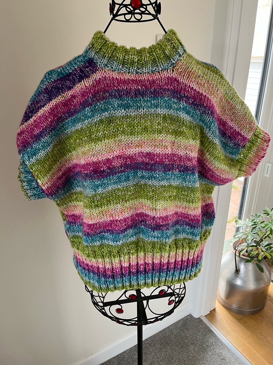Knitted vest top