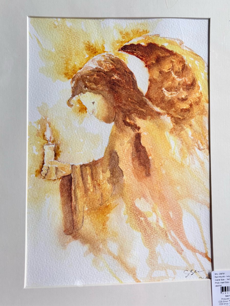Angel with candle 