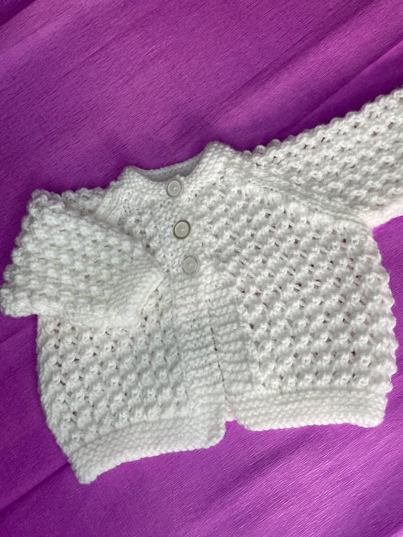 Newborn baby cardigan