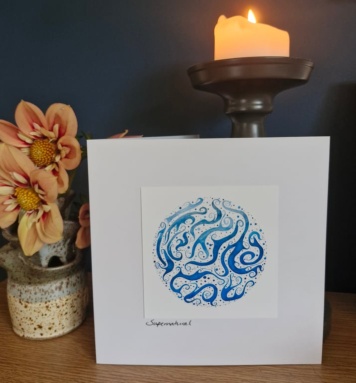 Supernatural Handmade Greetings Card