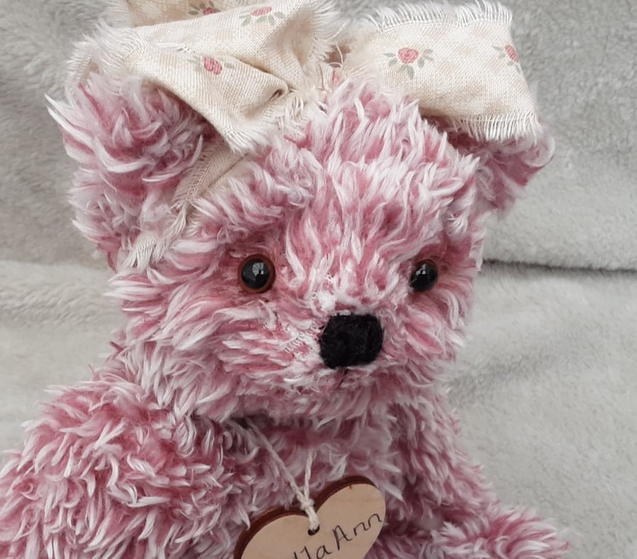 Handmade collectable artist bear,one of a kind unique teddy bear by Bearlescent 
