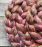 Merino sparkle blend spinning fibre 100g Pinky Winky