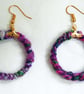 Purple Boho Earrings - Image 1