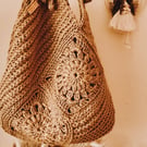 Jute crochet summer bag