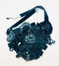 Black Victorian bib boho chic necklace choker  - Image 9
