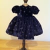 Velvet Dress - Midnight blue