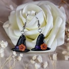 Spellbound Witch Hat Earrings