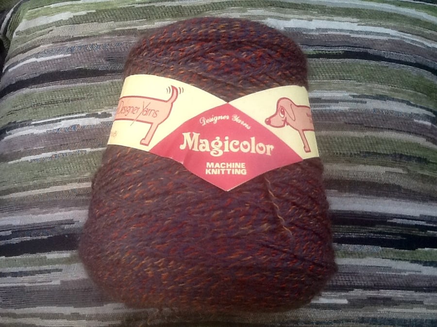 Denys Brunton Designer Yarn, Multi-tonal Magicolour, 340g on a cone