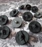 1 & 3 16" 30.5mm 48L Flocked Bow Knot Buttons - Image 5