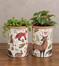 Woodland Animal Handmade Recycled Eco-Friendly Indoor Kitchen Herb Gift Set - Image 4