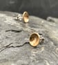 Filled Gold Earrings-Tiny Golden Studs - Image 1