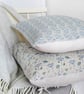 LINEN CUSHION - Blue Parsley - Image 4