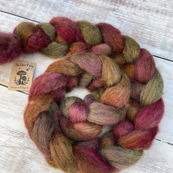 Gotland Spinning Fibre 100g Tayberry