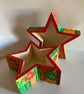 Hand painted wooden star shape box - Image 5