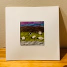 Sheepscape blank card