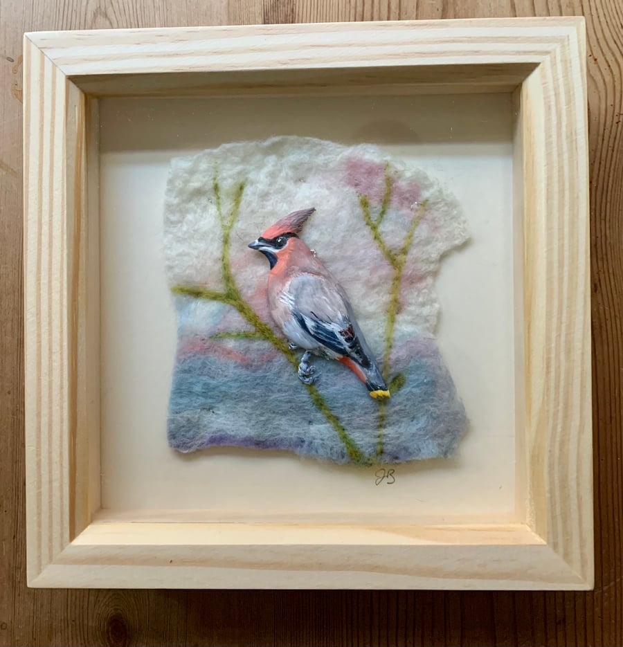 Perfectly Imperfect Waxwing Bird 