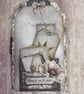 Ephemera- Patchwork Butterfly Tag Pocket by Carolee Crafts PB8 60 - Image 5