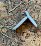 Handmade Ceramic Earrings One of a Kind Zero waste Eco Friendly Gifts - Image 7