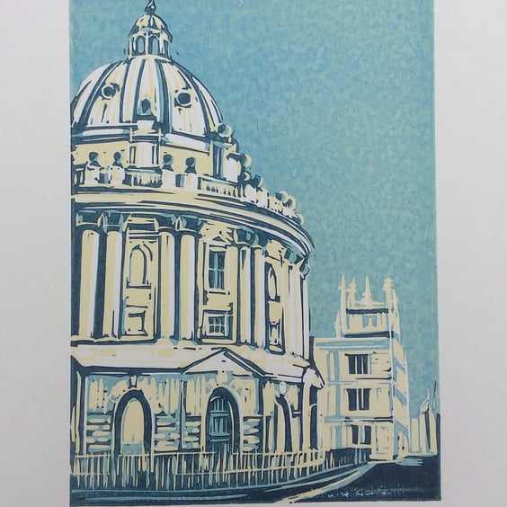 Radcliffe Camera - Oxford linoprint