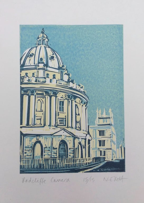 Radcliffe Camera - Oxford linoprint