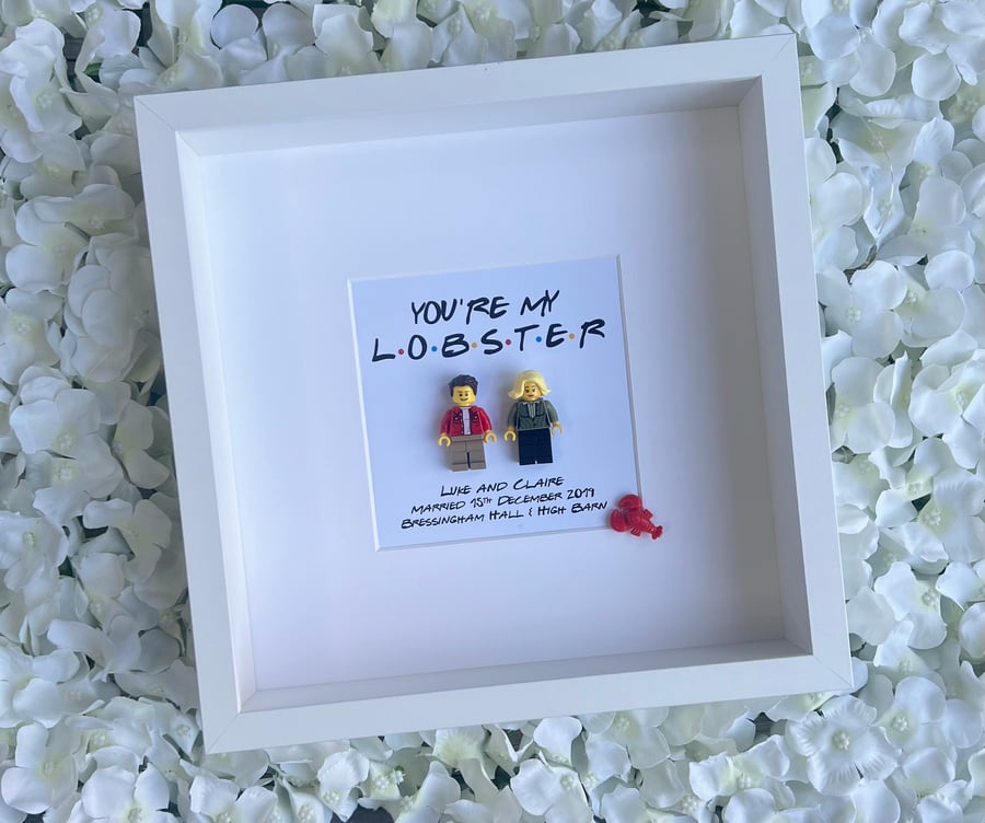 You’re My Lobster Friends Personalised Minifigures Frame