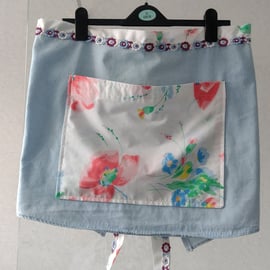 Pretty Practical Plus Size Half Apron Boho Fun Embellished 