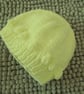 14" Lemon Baby Bobble Edged Cardigan And Hat Set - Image 6