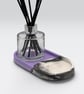 Purple Black and White Marbled Oval Jewellery Tray, Decorative Catchall Dish - Image 8