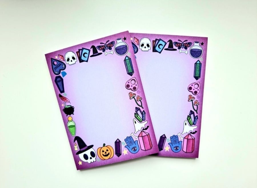 Witchy A6 Notepad
