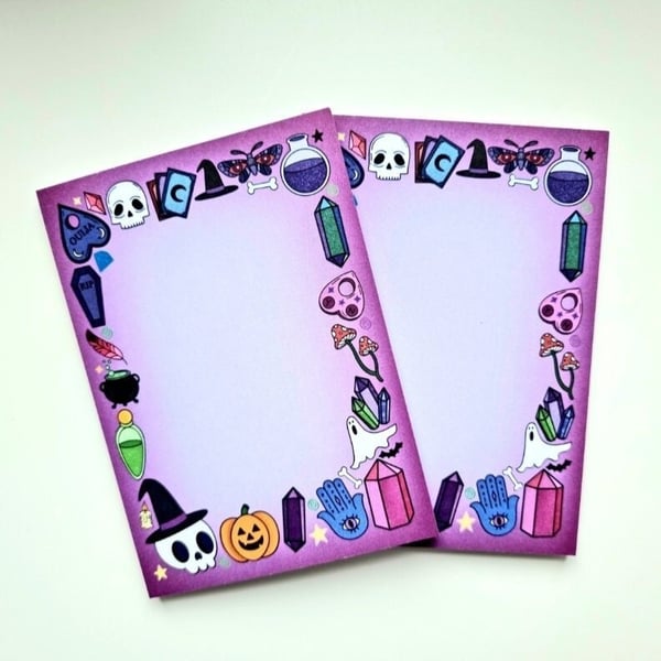 Witchy A6 Notepad
