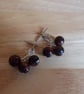 Red Tiger's eye cufflinks - Image 1