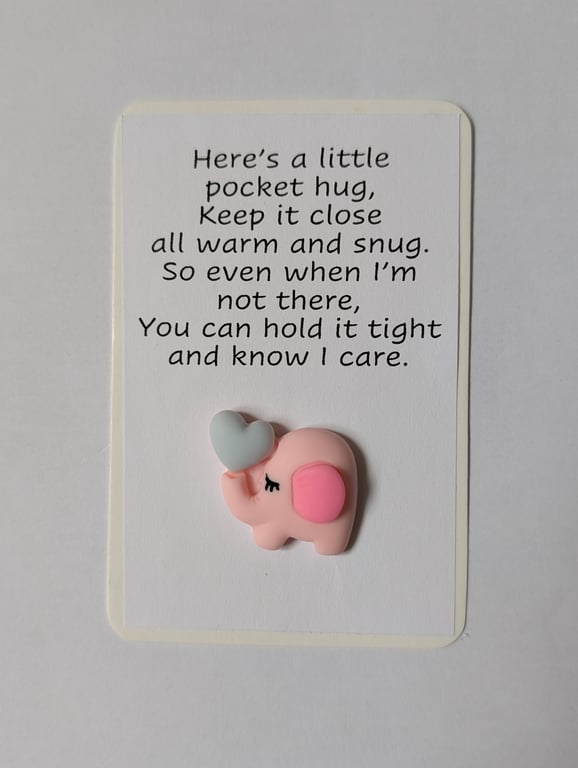 Pocket hugs - elephant