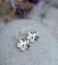 Sterling Silver Flower Drop Earrings - JBJ1012 - Image 1