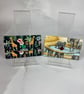 Elephant card case, Giraffe travel pass holder, 2 options, Handmade - Image 1