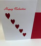 Valentine's Day cards Heart cards with red envelope handmade A6 - Image 2