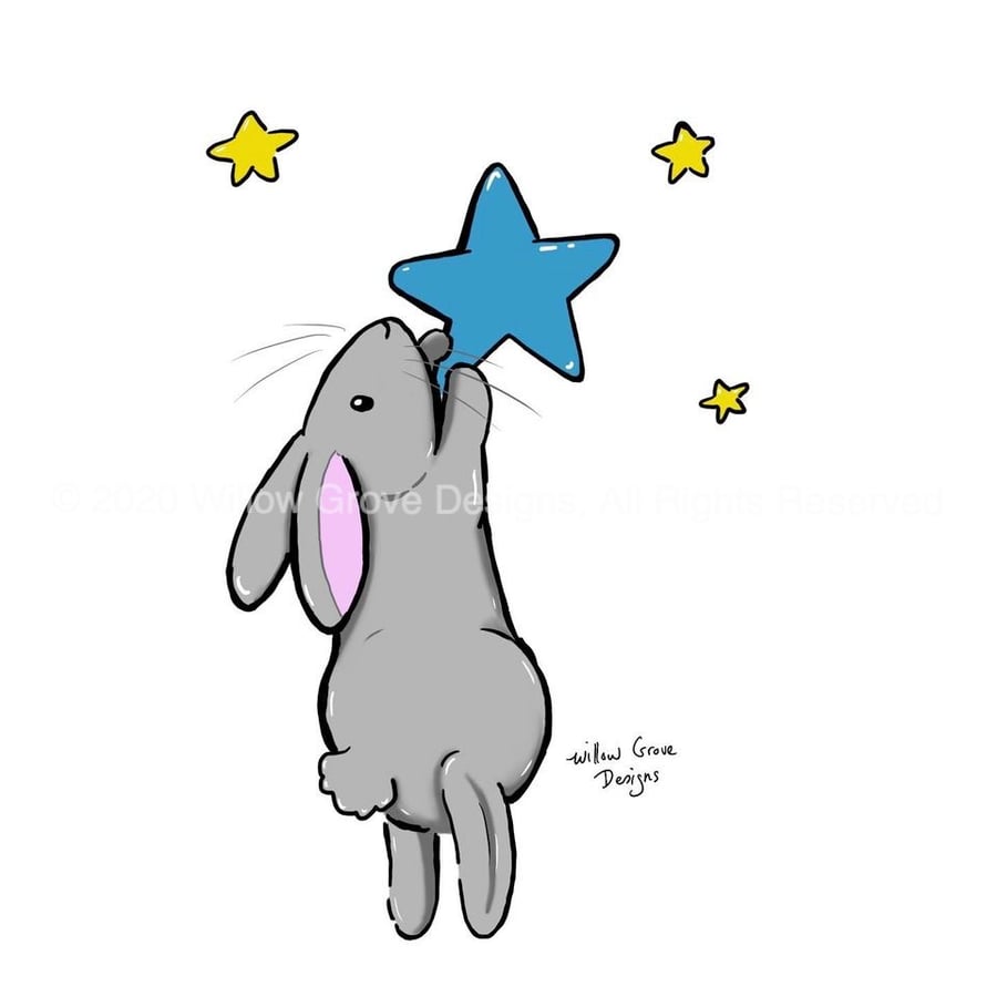 Among the stars - Art Print