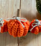 Autumn wreath, pumpkin wreath, small crochet wreath - Image 4