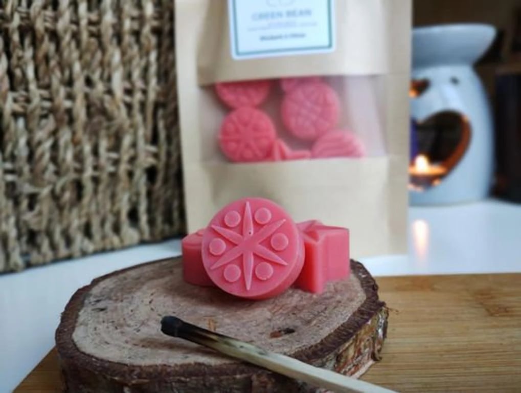 Rhubarb & Citrus Wax Melts 70g - Vegan Soy Wax - Hand poured in Edinburgh