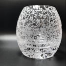 Perfectly Imperfect - Patchwork Flowers Glass Tealight Holder