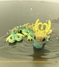Dark Heart Dragon 3D Printed Flexi Articulated Creature Cinderwing