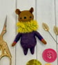 Spun Cotton Fruit Bear Art Doll Passionfruit