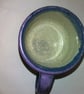 Purple glazed heart scrafitto mugs - Image 2