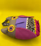 Fabric Owl Pincushion for a Stitcher to Use or Decorate Their Workroom.  - Image 5
