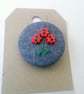Hand Embroidered Posy Badge - Image 2