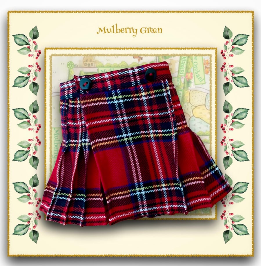 Cornamusa Giocattolo Royal Stewart - In Legno Per Bambini, Con Corda, Giocabile, Regalo Scozzese - Foto 11