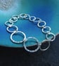 Hallmarked bracelet, argentium silver link bracelet - Image 10