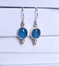 Blue Onyx earrings - Image 4
