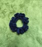 2 Navy Extra Extra Small Scrunchies Hair Ties - Image 1